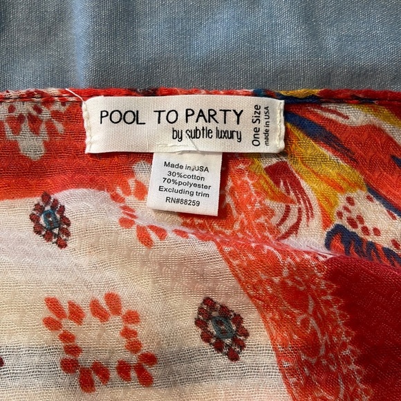 SOLD Subtle Luxury Maxi Tassel Dress in Two-Faced print OS - Picture 5 of 6